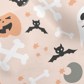Playful Halloween Doodles Micro Fleece