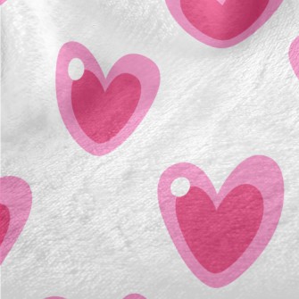 Cartoon Pink Love Minky