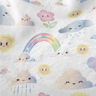 Cute Weather Changes Minky