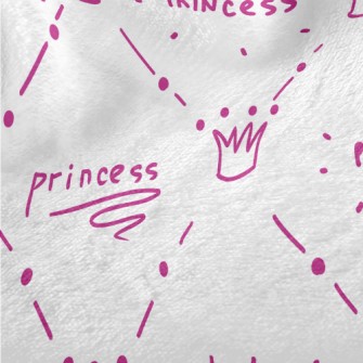 Doodle Princess Crown Minky