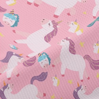 Fantasy Magic Unicorn Piqué