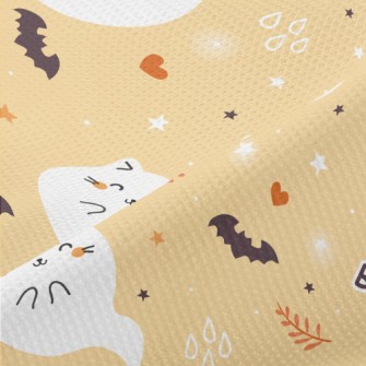 Cute Ghost Cat Piqué