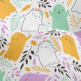 Cute Colorful Ghost Lightweight Performance Linen