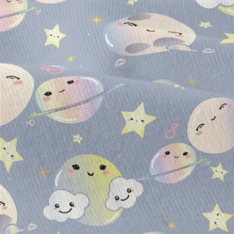 Cute Smiling Starry Sky Modern Jersey