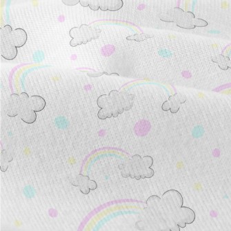 Cartoon Rainbow Clouds Modern Jersey