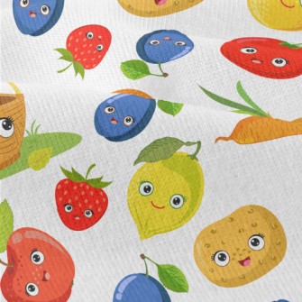 Cute Fruits And Vegetables Modern Jersey