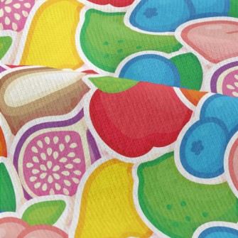 Colorful Fruit Stickers Modern Jersey