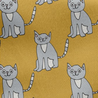 Cat Children's Graffiti Jersey Backed Fleece