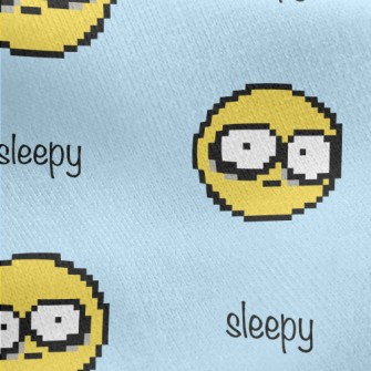 Pixel Insomnia Emoji Jersey Backed Fleece