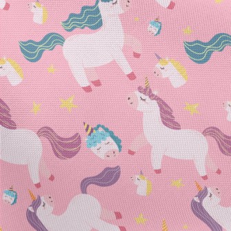 Fantasy Magic Unicorn Pongee