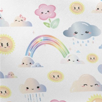 Cute Weather Changes Pongee