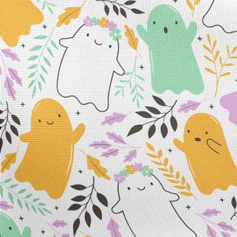 Cute Colorful Ghost Pongee