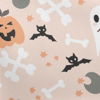 Playful Halloween Doodles Pongee