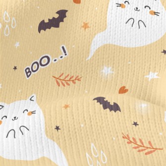 Cute Ghost Cat Stretch Jersey