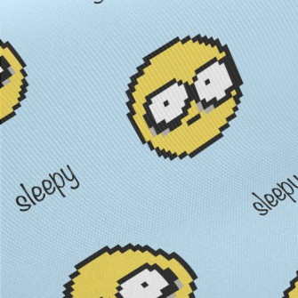 Pixel Insomnia Emoji Midweight Cotton Poplin